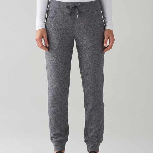 Lululemon Ready To Rulu Pant Heathered Grey Joggers Size 2 - Picture 1 of 8